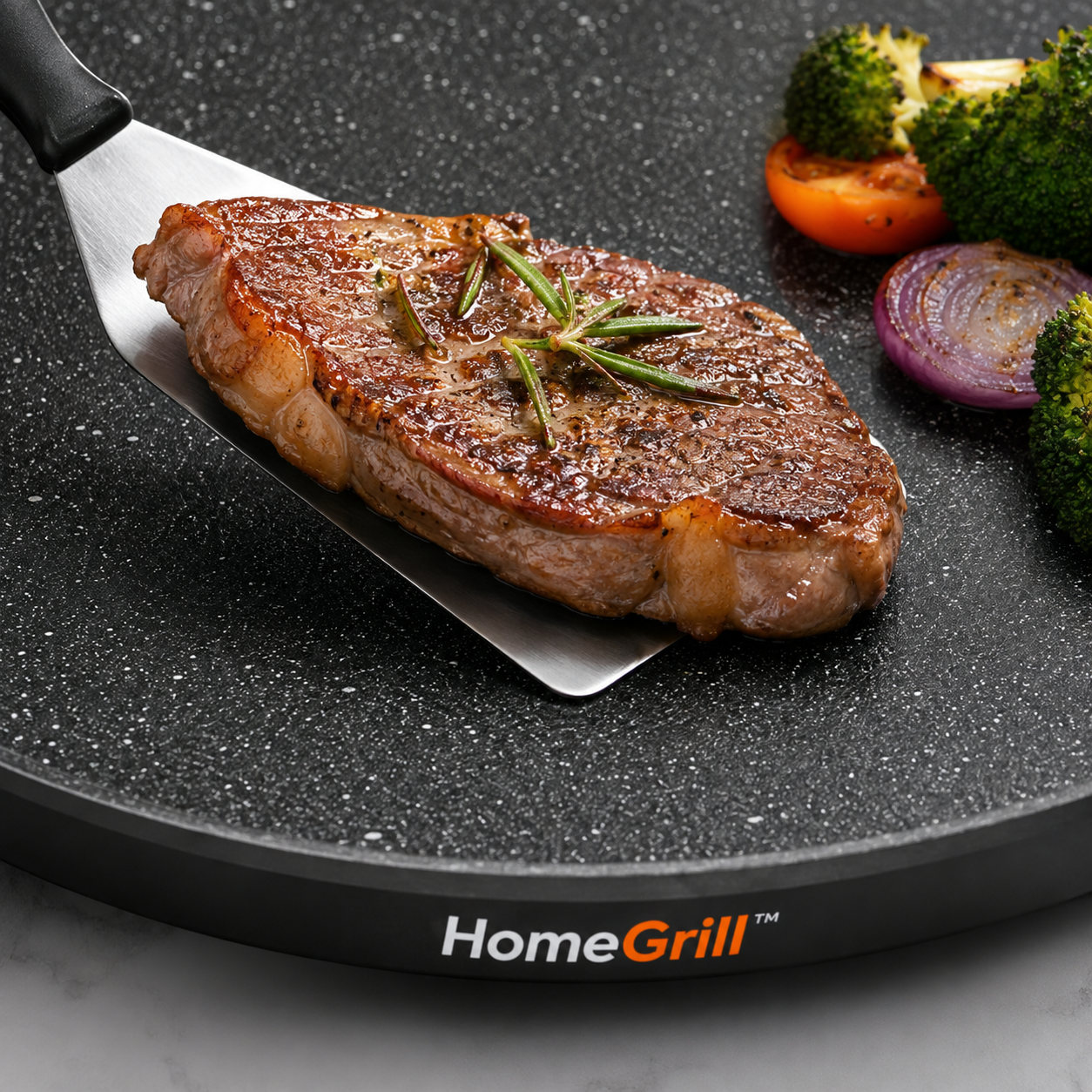 Plancha Electrica Koreana Antiadherente - HomeGrill™