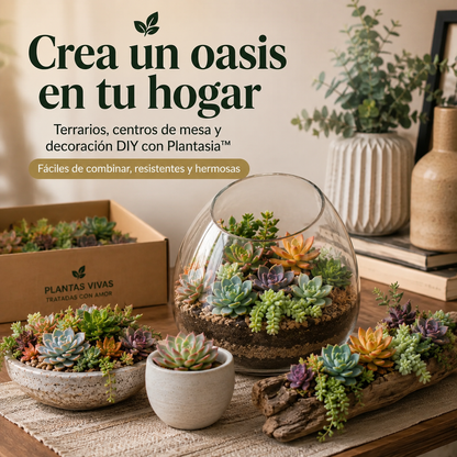 Pack 30 Esquejes de Suculentas - Plantasia™