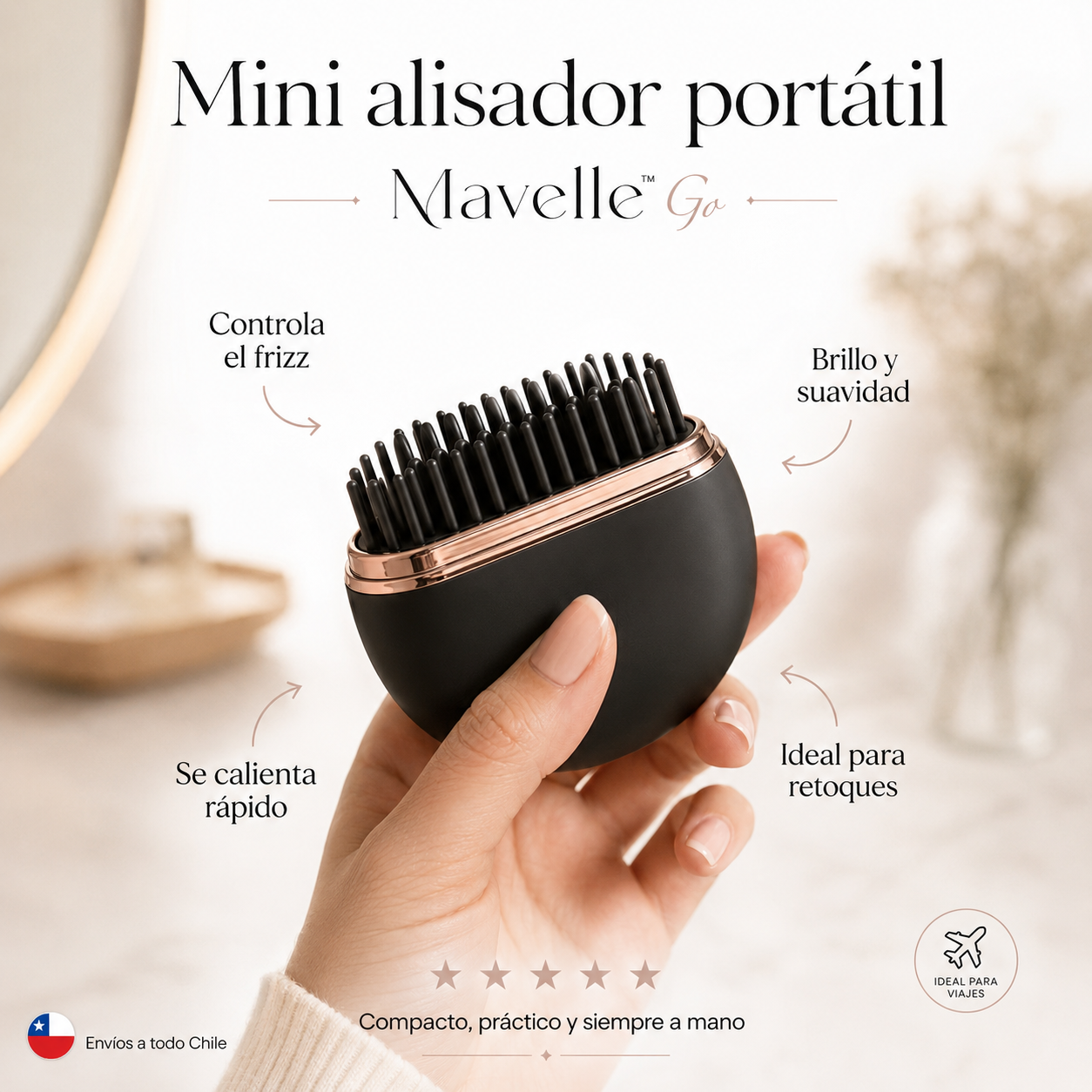 Mini Alisador Inalámbrico - Mavelle™ Go