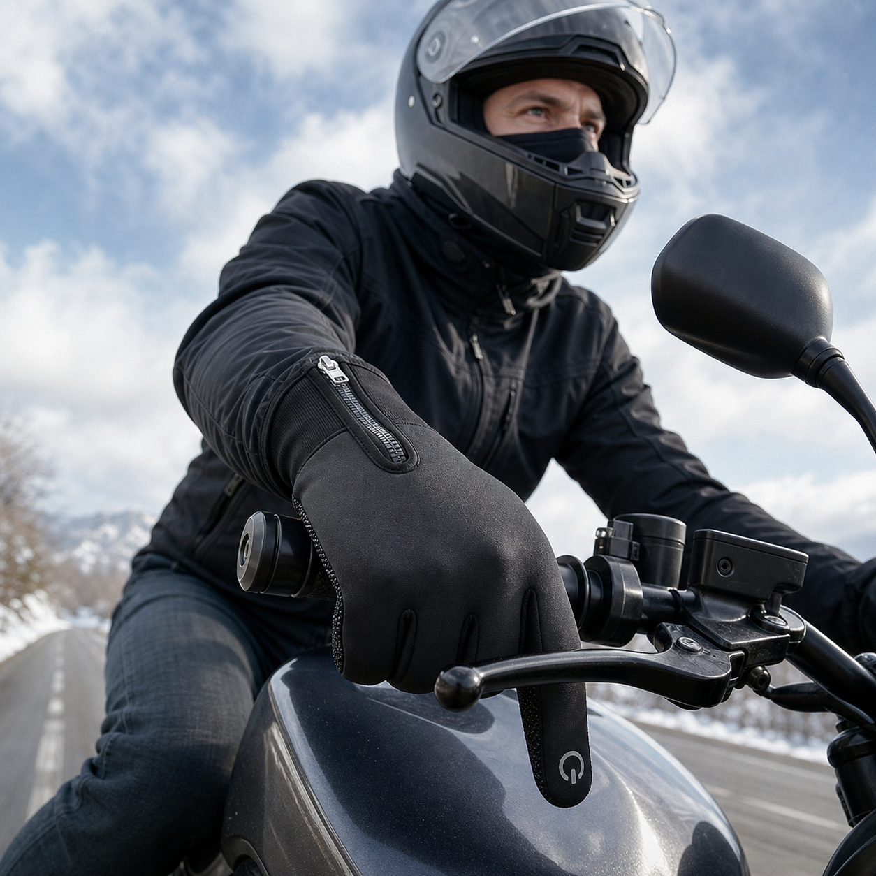 CoLock™ guantes moto ciclismo — lifestyle uso real